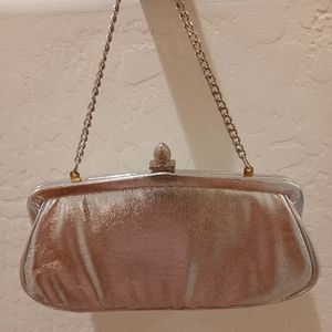 Mr. Bonhomme Vintage cocktail small silver purse